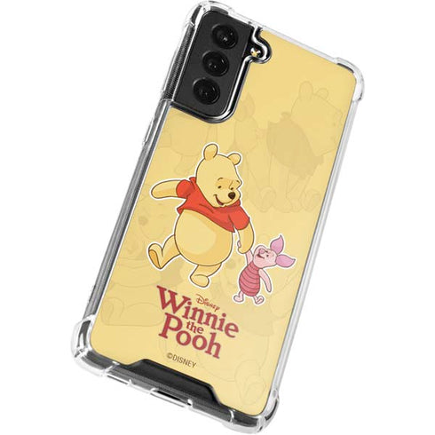 Disney Winnie the Pooh and Piglet Galaxy S21 FE Clear Case